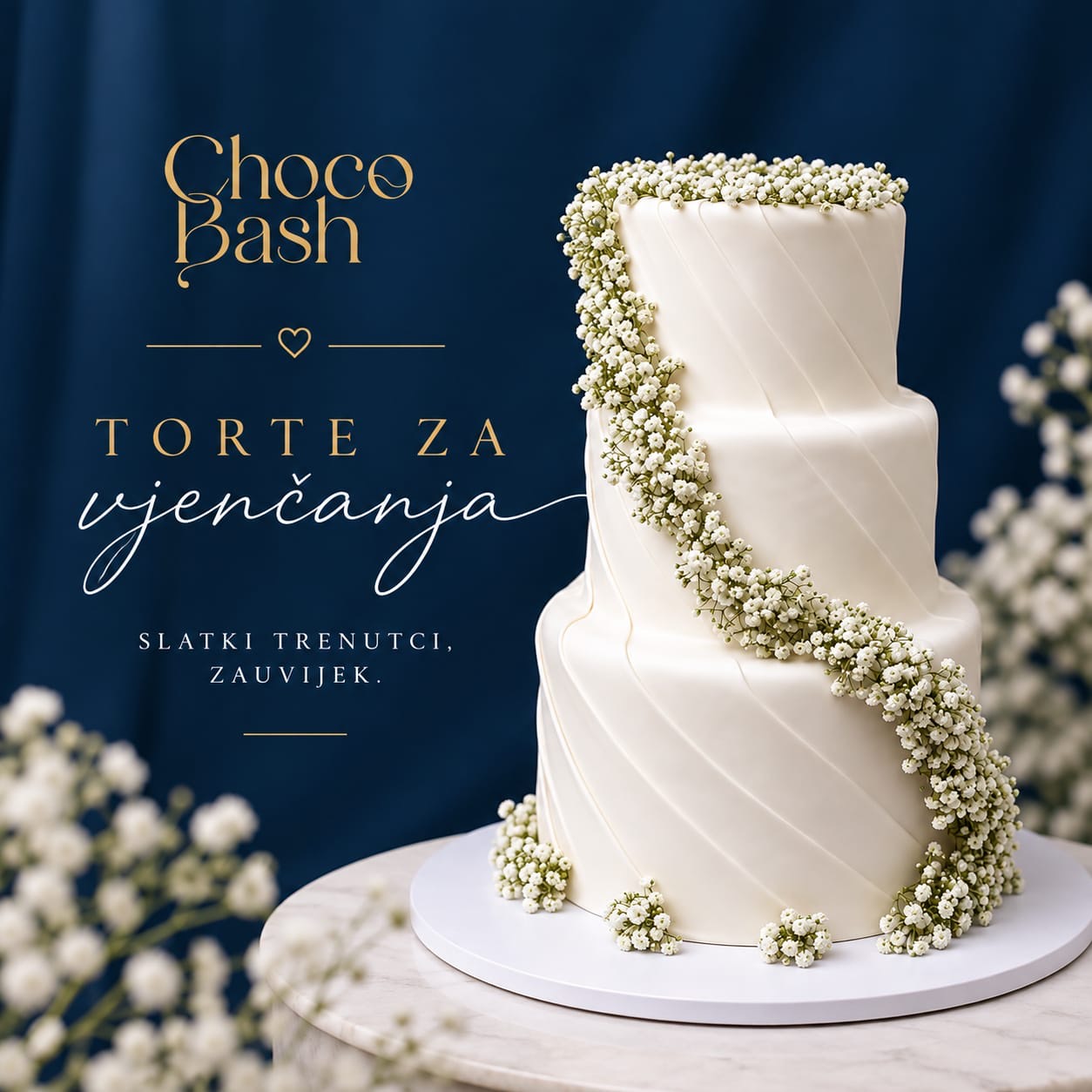 Torta za vjenčanje ChocoBash